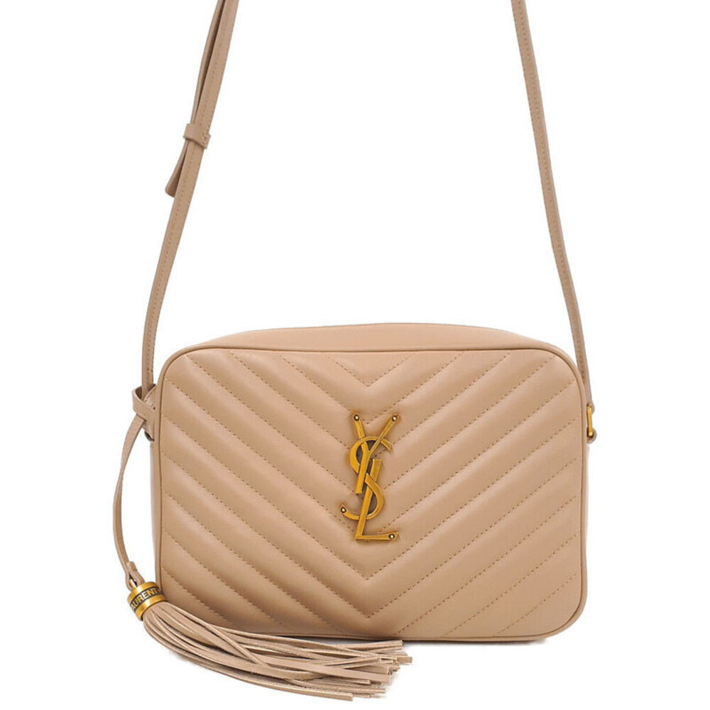 Saint Laurent Quilted Matelasse Paris Lou Camera Chain Shoulder Bag